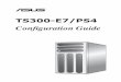 TS300-E7/PS4...1-2 Chapter 1: Product introduction 1.1 Key features The TS300-E7/PS4 is a single-socket pedestal server system based on quad/dual-Core Intel® E3-1200/ Core™ i3-2100