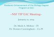 January 21, 2014 Dr. Mark A. Melton PI Dr. Doreen ... TIP EAC Meeting...January 21, 2014 Dr. Mark A. Melton – PI Dr. Doreen Cunningham – Co-PI ... Science, Technology, Engineering