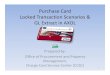 Purchase Card Locked Transaction Scenarios & GL Extract ......Locked Transaction : A transaction identified with a padlock indicator in the transaction detail line that prevents a
