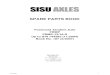 SPARE PARTS BOOK - Sisuaxles - Professionals in axles · 2020. 10. 13. · SPARE PARTS BOOK Foremost Tandem Axle Sisu Axles, Inc. Autotehtaantie 1 PO Box 189 FIN-13101 Hameenlinna