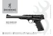 BUCK MARK URX - Luftgewehr-Shop.com...Schußzahl 1 Diabolo (1-schüssig) Kaliber/Munition 4,5 mm Diabolo Energie 2 J Geschossgeschwindigkeit 90 m/s Gewicht 680 g Lauflänge 137 mm