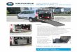 Ideas made to move · 2020. 7. 30. · FORD TRANSIT CONNECT. MOBILITY VAN . w/FLEXFLAT RAMP. Driverge is one of the country’s leading builders of commercial shuttles, wheelchair