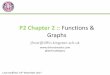 P2 Chapter 2 :: Functions & Graphs...1:: The Modulus Function If = 2−4 +3, find the range of . 2:: Mappings vs Functions, Domain and Range If =2 +1and = 2, determine: a) ( ) b) 