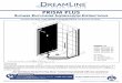 SM copy of DRAFT-PRISM PLUS Shower Enclosure Manual …...model’s web page on DreamLine.com for the latest technical drawings, installation manuals, warranty information or additional