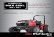 MAHINDRA MAX PERFORMANCE + MAX VALUE MAX 28XL · 2019. 12. 22. · MAHINDRA MAX 28XL 4wD HST An entirely new category of tractor with compact tractor performance and versatility in