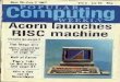 June 26-July Vol No .POPULAR Computing...Jun 26, 1987  · June.POPULAR26-July21987 Vol6No2560p Computing WEEKLY' Acornlaunches RISCmachine Detailsonpage6 TheMegaSTs Atari'ssouped-up