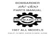 XVCS : Document 41 - reproductionvintageparts.com...BOMBARDIER ski-doo PARTS MANUAL 1967 ALL MODELS CHALET, OLYMPIC, SUPER OLYMPIC, ALPINE . BOMBARDIER LTD/ LTÉE . Title: XVCS : Document