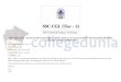 SSC CGL (Tier 2) Online Reexam Paper 2016 held on 12 January … · 2019. 1. 23. · SSC CGL (Tier 2) Online Reexam Paper 2016 "held on 12 January 2017" Evening Shift (English Language