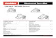 FRONT COVER COUVERTURE Illustrated Parts List · 2011. 11. 11. · 4 68206-12210 insulator aislador isolateur 1 5 68206-12220 heat deflector protector contra calor rÉflecteur de
