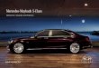 Mercedes-Maybach S-Class - Alpine Armoring USA€¦ · Mercedes-Maybach S 650 – Interior The interior of the Mercedes-Maybach S-Class indulges its passengers with a luxurious atmosphere