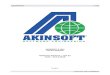 AKINSOFT E-Site Yardım Dosyası Doküman Versiyon : 1.01 · 2012. 6. 27. · AKINSOFT E-Site 2-2-7-Üye Bakiye Listesi Üyeler bazında bakiyeler listesini alabileceğiniz rapordur