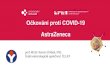 Očkování proti COVID-19 AstraZeneca · Očkování proti COVID-19 AstraZeneca prof. MUDr. Roman Chlíbek, PhD. Česká vakcinologickáspolečnost ČLS JEP