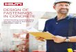 DESIGN OF FASTENINGS IN CONCRETE - Hilti...EOTA TR020 or also EOTA TR047 Official publication date: 31 March 2019. In 2013, EOTA published TR045 technical report for seismic design