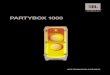 PARTYBOX 1000 - Harman Audio · 2019. 9. 25. · 2. Vælg “JBL PartyBox 1000” tilslutning. 3. Når der er blevet tilsluttet korrekt, vil lyden strømme fra din Bluetooth-enhed