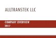 ALLTRANSTEK LLC - Acacsoacacso.org/wp-content/uploads/2019/01/AllT... · WELDING SUPPORT (AWS, CWI, SCWI, AND CWE) ... We guide tank car owners through the complicated regulatory