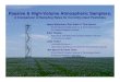 Passive & High-Volume Atmospheric Samplers · Pesticide Use on the Prairies Estimated Annual Usage Pesticide Rank Quantity Used in Canada (kg) % Used in Alberta & Manitoba Glyphosate