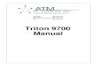 Triton 9700 Manual - Welcome to ATM of America, Inc. · 2017. 10. 3. · Triton 9700 Manual. CASH DISPENSER OPERATION MANUAL - MODEL 97XX-SERIES TRITON SYSTEMS, INC. ii FCC COMPLIANCE