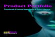 Product Portfolio - Ecotechinc · 2020. 11. 11. · Product Portfolio. Functional & Natural Ingredients & Color pigment ... 실리카UXON– L 10. 구상파우더및실리콘파우더-