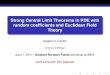 Strong Central Limit Theorems in PDE with random coefficients …biskup/PDFs/Banff/Conlon.pdf · 2011. 6. 4. · Strong Central Limit Theorems in PDE with random coefﬁcients and