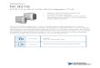 NI 9216 Datasheet - National Instruments · 2018. 10. 18. · up to 5,000 m 860 Vrms, verified by a 5 s dielectric withstand test Measurement Category I is for measurements performed