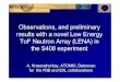 Observations, and preliminary results with a novel Low Energy ToF …weick/frs-user2011/... · 2011. 12. 5. · The 124Sn(p,n) reaction in inverse Sn(p,n) reaction in inverse kinematics