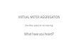 VIRTUAL METER AGGREGATION · 2018. 2. 9. · “Virtual meter aggregation . . . shall be eligible for net metering.” “virtual meter aggregation” - 52 Pa. Code 75.12 “Virtual