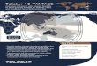 Telstar 18 VANTAGE - Telesat l Global Satellite Operators · 2020. 12. 17. · Telstar 18 . VANTAGE. 138° EL. Combines HTS Power with Superior Flexibility to Serve Growing Markets