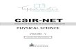 CSIR-NET...CSIR-NET PHYSICAL SCIENCE VOLUME - V Council of Scientific & Industrial Research QUANTUM MECHANICS QUANTUM MECHANICS 1. Tools of Q.M. 3 2. Postulates of Q.M. 30 3. App of