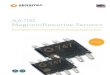 AA700 MagnetoResistive Sensors - Sensitec GmbH...ihis example, featuring an end-of-shaft application (as shown in measuring configuration 1.1), a diametrically magnetized magn t -