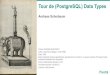 Tour de ( PostgreSQL) Data Types · Tour de ( PostgreSQL) Data Types Andreas Scherbaum 1 Picture: SCHEMA ELEPHANTI Author: Jean Boch (Belgian, 1545-1608) Date: 1595 Book: Descriptio