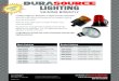 SHINING BRIGHTLYSHINING BRIGHTLY Looking to light up a dark place or signal a truck’s movement? Work and strobe lighting from DuraSource are available to light up your work environment