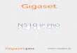 Gigaset N510 IP PRO...3 Fonctions de la touche située sur la base Gigaset N510 IP PRO / fre / A31008-M2217-R101-4-7719 / introduction.fm / 07.05.2012 Version 5, 23.09.2008 Fonctions