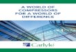 A WORLD OF COMPRESSORS FOR A WORLD OF DIFFERENCE - … · 2020. 7. 30. · 06TT 06TU 06TV 2 PARAGON TWIN SCREW COMPRESSORS 06TS, 06TT, 06TU, 06TV Innovative Design Carlyle’s Paragon