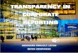 TRANSPARENCY IN CORPORATE REPORTING · 2017. 4. 11. · 4 INDEX RESULTS ACP ANTI-CORRUPTION PROGRAMS OT ORGANIZATIONAL TRANSPARENCY CBC COUNTRY-BY-COUNTRY REPORTING OVERALL RESULT1