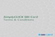 SimplyCLICK SBI Card - SBI Credit Card Services...SimplyCLICK Partners, in the Rewards Catalogue. e. Cash Advance, Balance Transfer, Encash, Flexipay and Fuel transactions are not