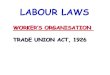 LABOUR LAWS - Indian Railwaysirimee.indianrailways.gov.in/instt/uploads/files...2016/02/04  · WORKMEN’S COMPENSATION ACT 1923 1 INTRODUCTION 2 DEFINITION 3 ESSENTIAL CONDITIONS