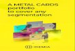 A METAL CARDS portfolio to cover any SMART PRIME · 2021. 3. 22. · portfolio to cover any segmentation CONTACTLESS FUNCTIONALITY LASER ENGRAVING PERSONALIZATION Leaflet_FI_Metal-card_202005.indd