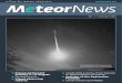 e-Zine for meteor observers meteornews · 2018. 4. 6. · e-Zine for meteor observers meteornews.org Vol. 3 / October 2016 Enhanced Perseid activity 11–12 August Fireball events