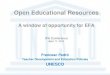 Open Educational Resources · Francesc Pedró Teacher Development and Education Policies UNESCO . 61 million children are not in primary school. 1.7 million additional teachers are