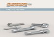 Captive Screws - Springfix Linkages · 2015. 2. 10. · (QQ-N-290A) Nickel is a corrosion protective plating for steel, zinc and zinc alloys as well as copper and copper alloys. Zinc