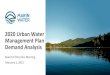 2020 Urban Water Management Plan Demand Analysis · 2021. 2. 2. · 2020 Urban Water Management Plan Demand Analysis Board of Directors Meeting February 2, 2021. What is included