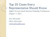 Top 25 Cases Every Representative Should Kno · 2011. 8. 13. · Kangail v. Barnhart , 454 F.3d 627 (7th Cir. 2006); Brueggemann v. Barnhart , 348 F.3d 689 (8th Cir. 2003); Drapeau