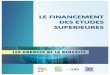 LE#FINANCEMENT# DES#ETUDES# SUPERIEURES#...Fondation de France!! 8 Fondation EURIS! Elle attribue tous les ans 60 bourses d’études supérieures (30 en Première année, 30 en deuxième