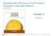 CSO Gaddis Java Chapter05 6e Accessible5.3 More about Local Variables • A local variable is declared inside a method and is not accessible to statements outside the method. • Different