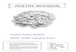 POETRY REVISION - Haberdashers' Abraham Darby...Unseen Poetry Booklet HDHS GCSE Literature Exam • This section of the paper is in two parts. • Part a is worth 24 marks. Students