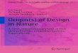 Liz Swan Joseph Seckbach Editors Origin(s) of Design in Nature - … · 2016. 4. 20. · prudence (Changeux and Ricoeur, 2000). The objective of hermeneutics is not to reach some