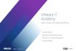VMware IT Academy - ICT-DM Sector · 2021. 4. 21. · vmware certified professional data center virtualization 2021 wnware certified technical associate it academy network virtualization