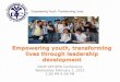 Empowering youth, transforming lives through leadership development