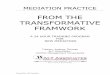 MEDIATION: The Transformative Framework
