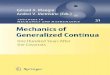 Mechanics of Generalized Continua: One Hundred Years After the Cosserats